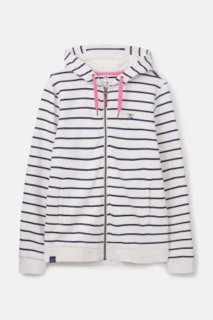 Lighthouse Strand Hooded Jacket Navy Stripe