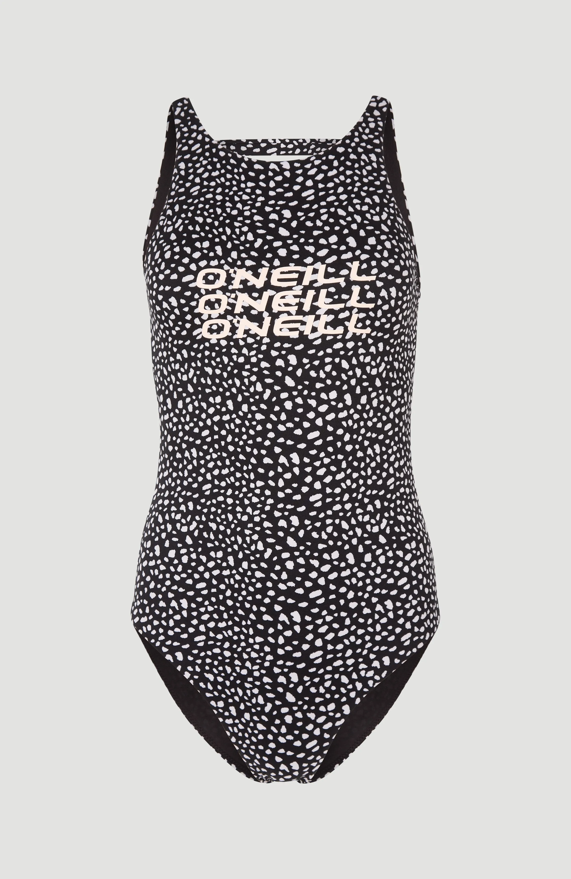 Logo High Neck Swimsuit | Black AO 4