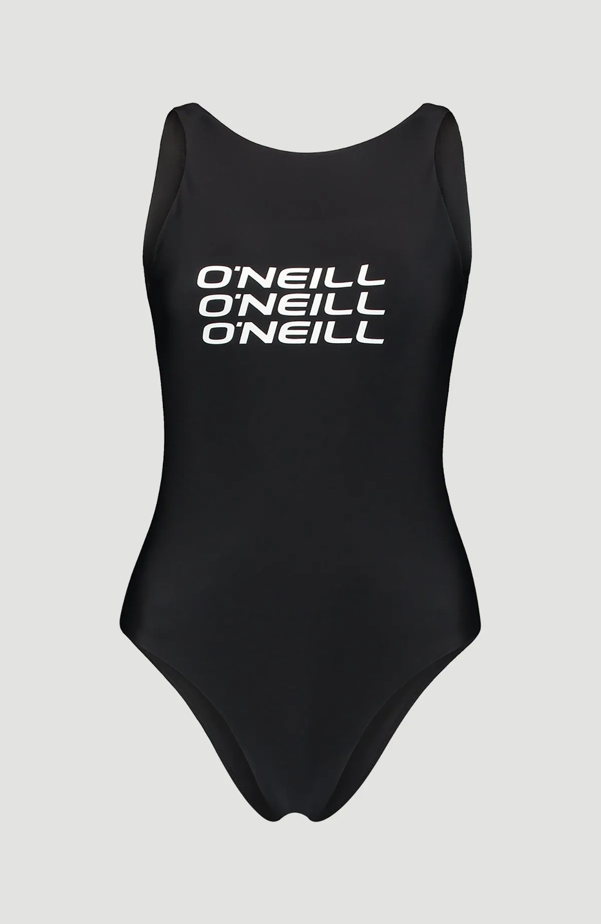 Logo High Neck Swimsuit | Black Out