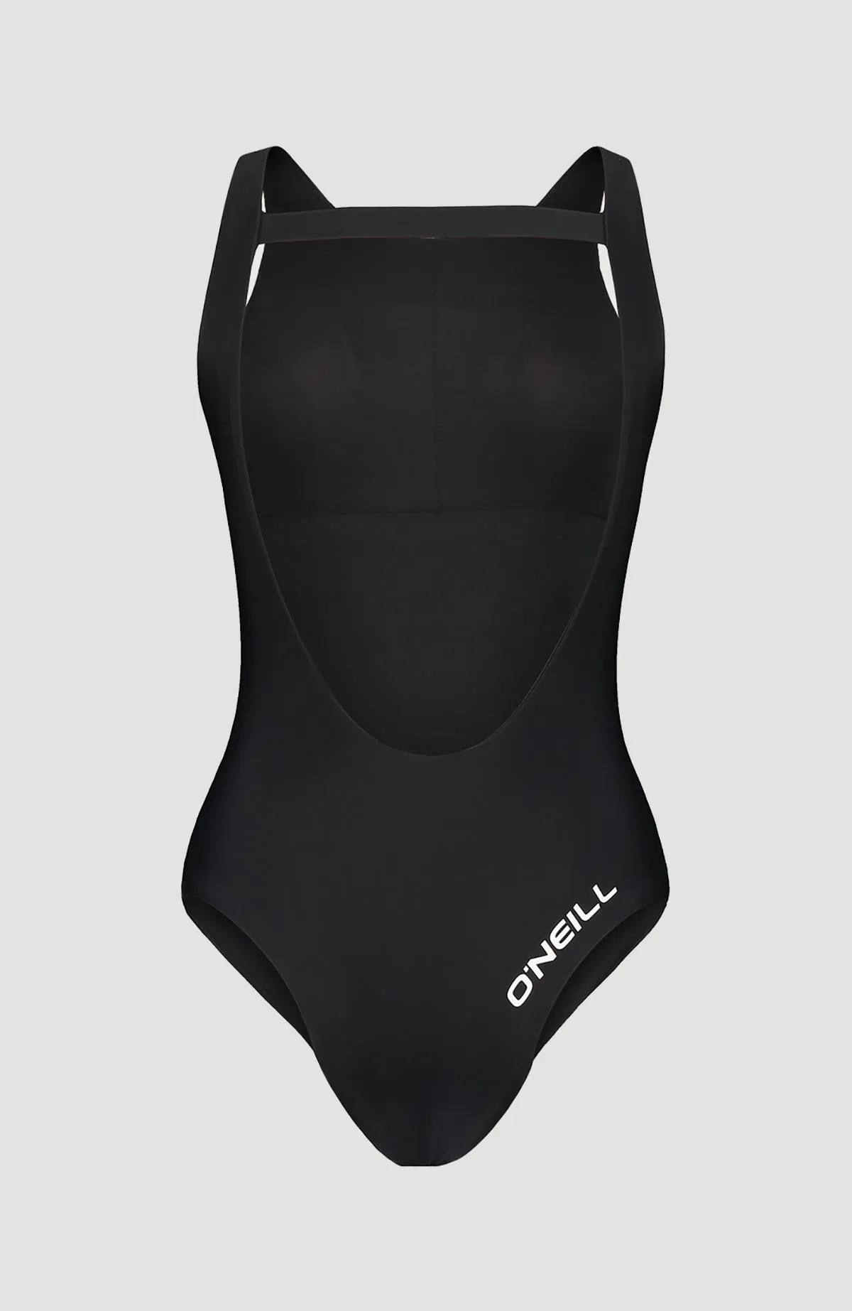 Logo High Neck Swimsuit | Black Out