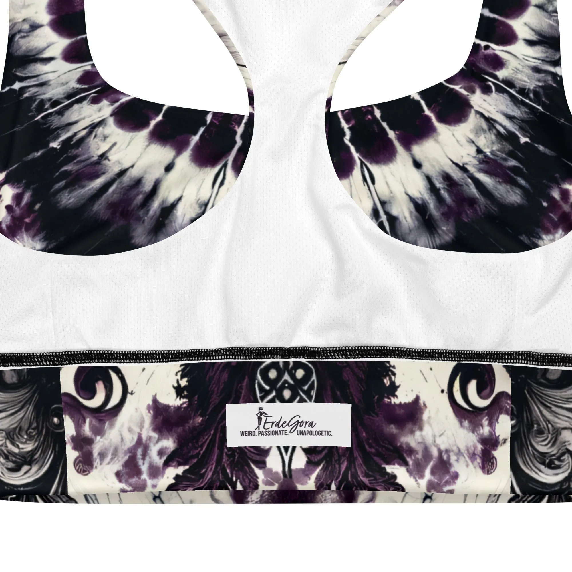 Longline Sports Bra Midnight Mauve