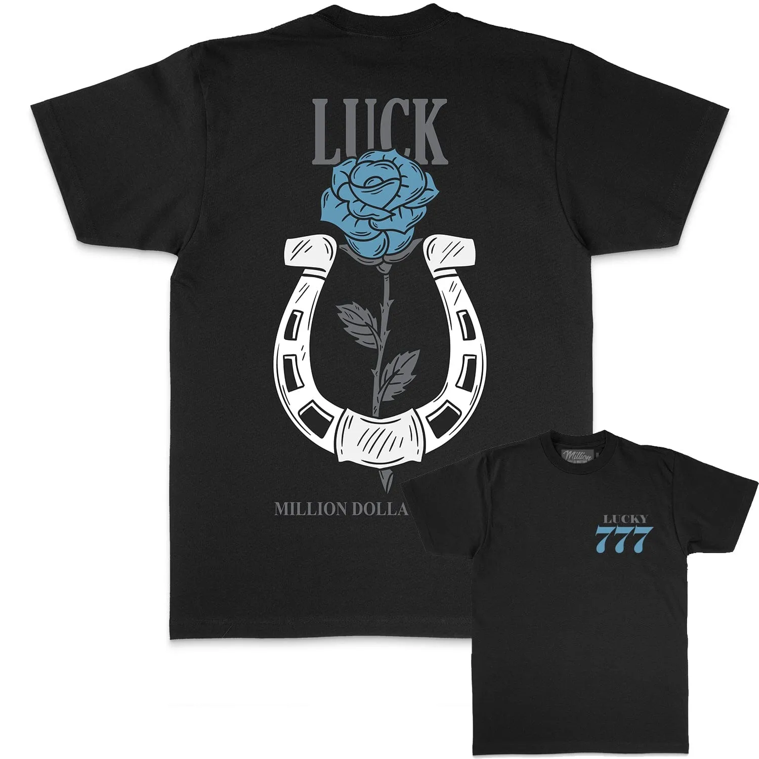 Lucky 777 - Black T-Shirt