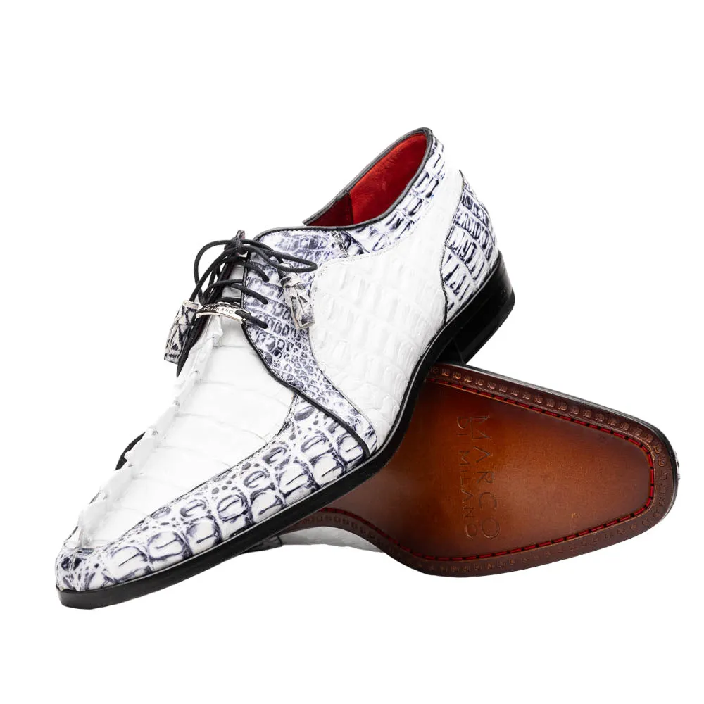 Marco Di Milano Caribe Caiman Fuscus Newspaper/White