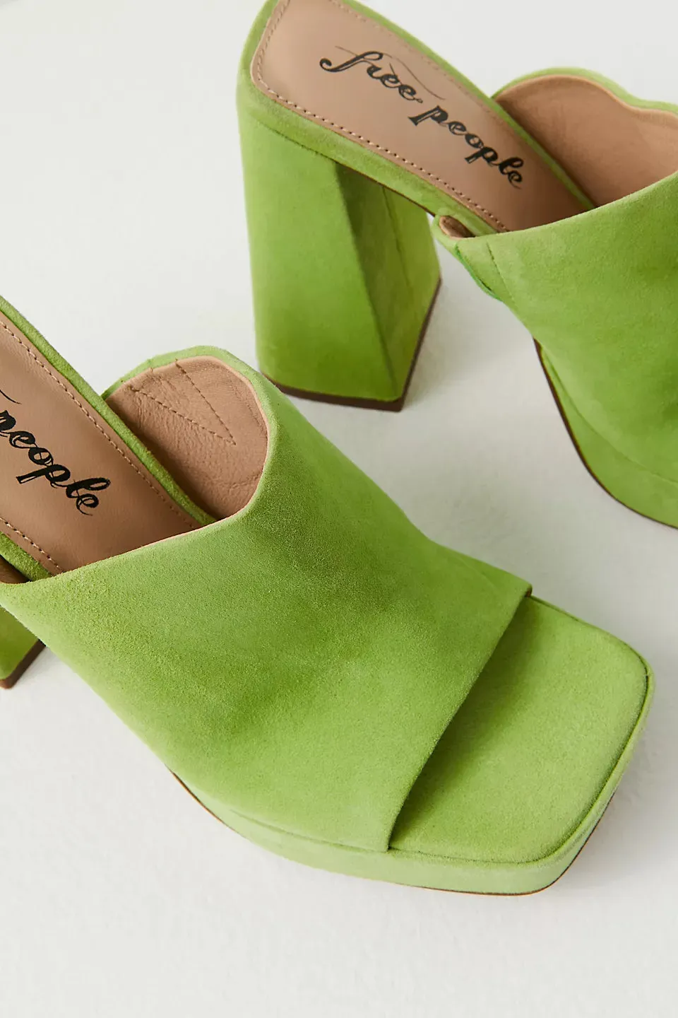 Margo Mules in Green Apple