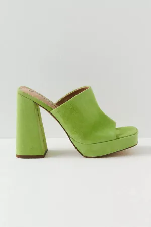 Margo Mules in Green Apple