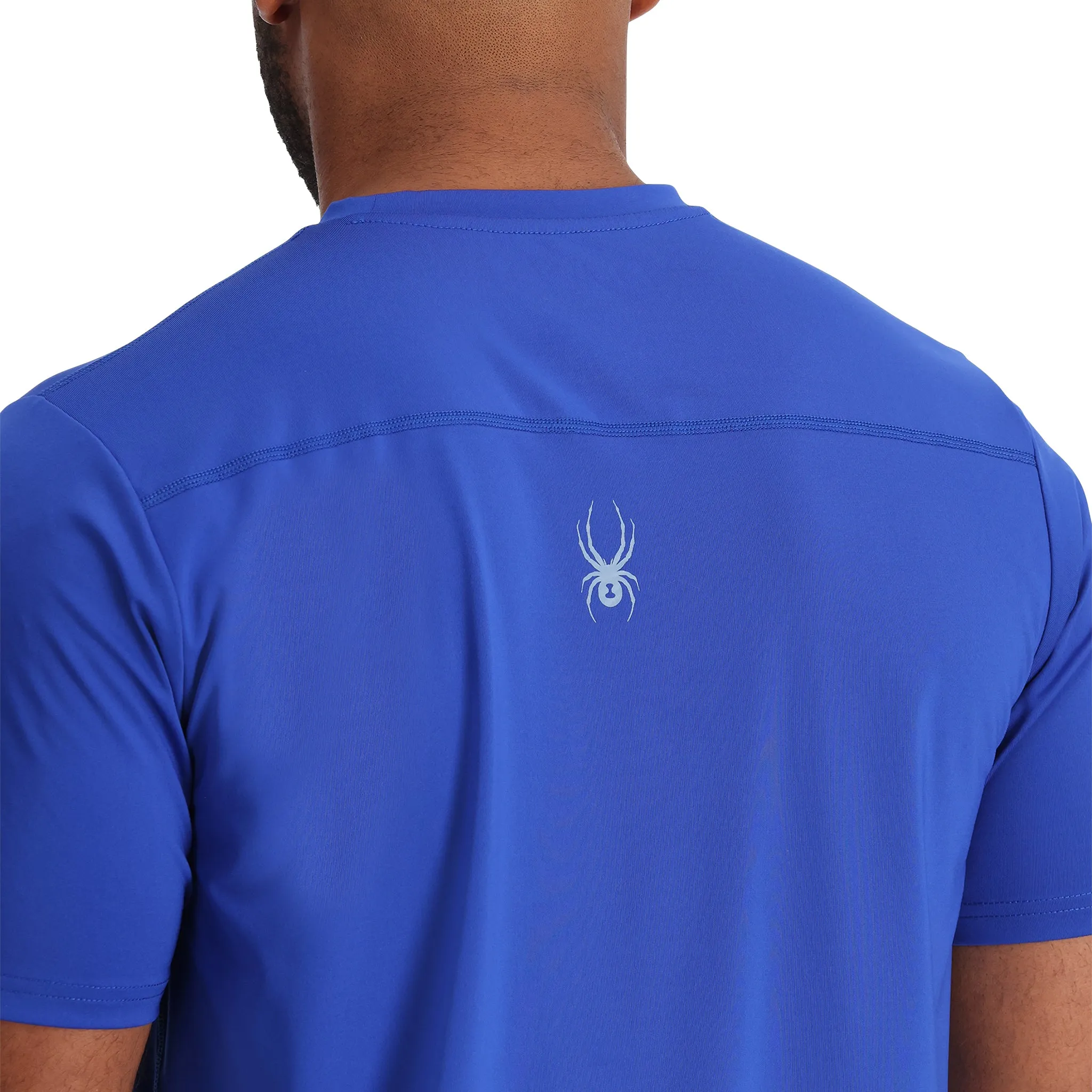 Mens Arc Short Sleeve Tech Tee  - Electric Blue