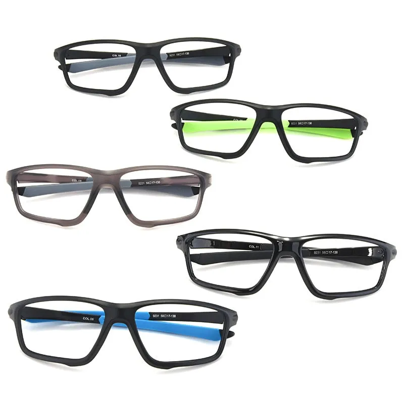 Men's TR90 Full Rim Frame Sports Eyeglasses Zt9231