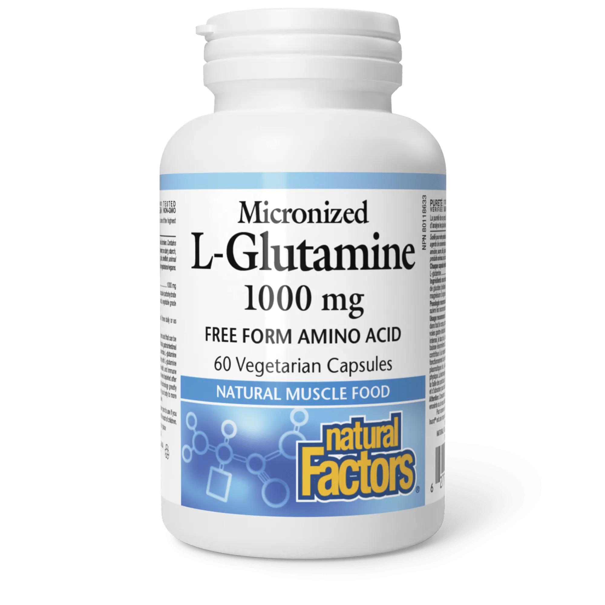 Micronized L-Glutamine Amino Acid 1000 mg