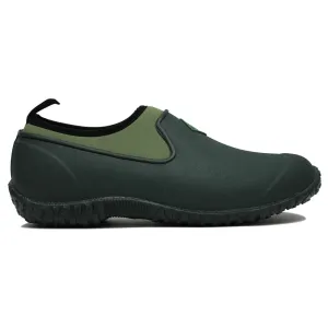 Muck Muckster II Low Green Womens Rubber Waterproof Slip-On Rain Shoes - UK 6