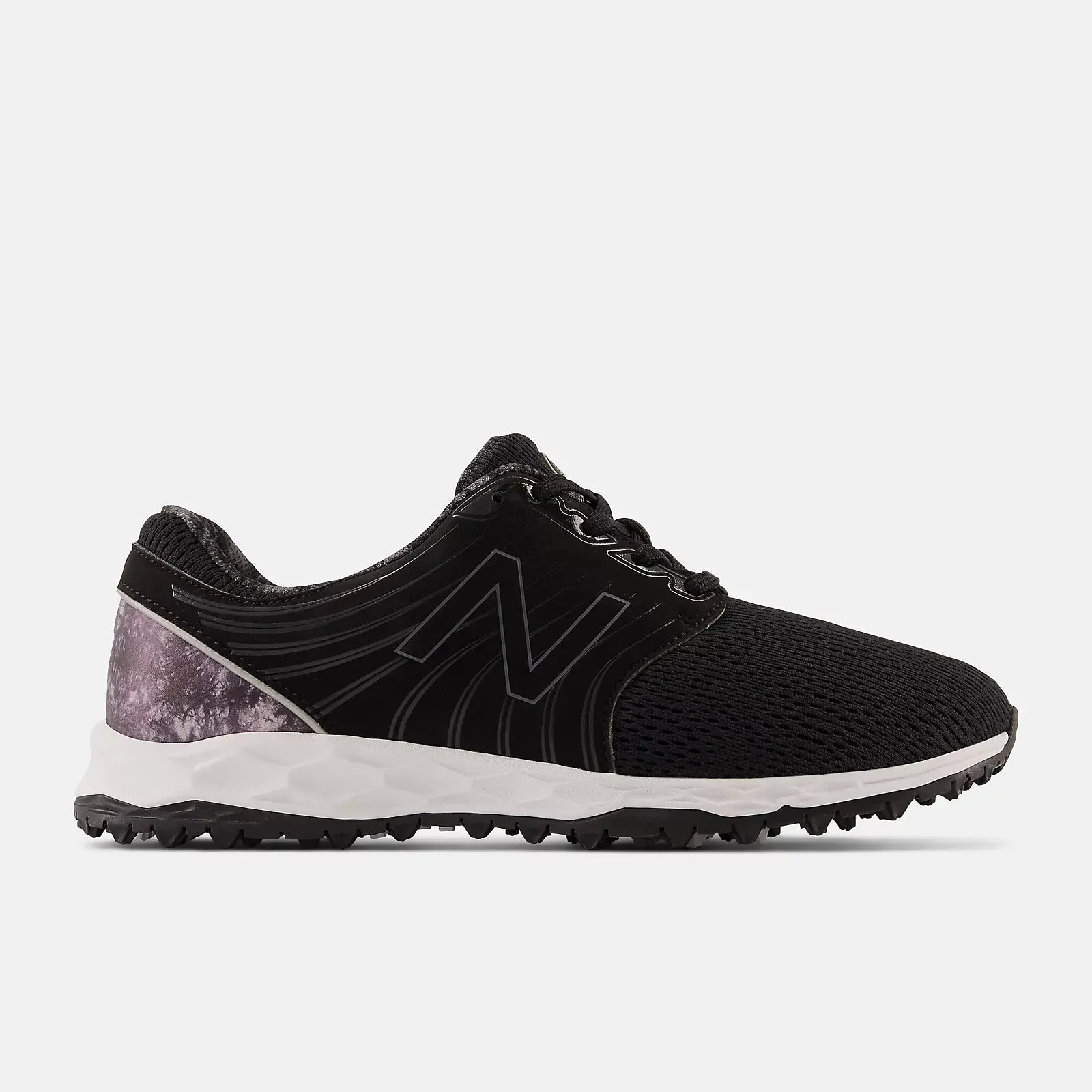 New Balance Womens Fresh Foam Breathe Golf Shoe - BLACK / MULTI