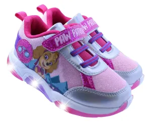 New with tags! Lighted Paw Patrol Athletic Shoes for Toddler Girls Sz 9! LED light up sneakers she will love!!