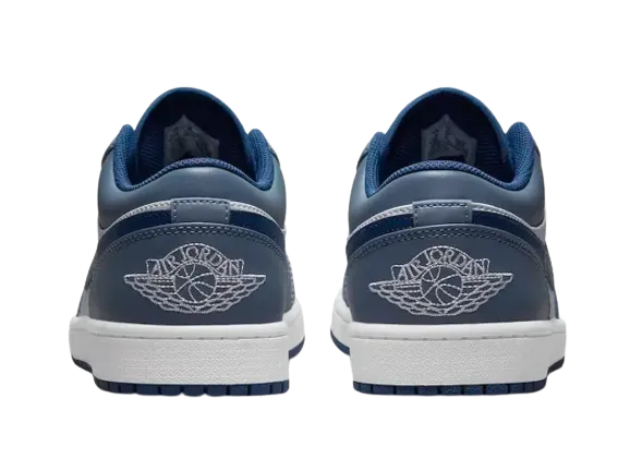 Nike Air Jordan 1 Low Slate Blue Navy (GS) Women's