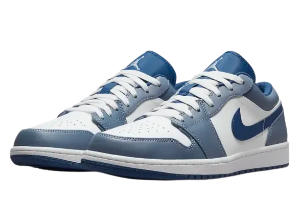 Nike Air Jordan 1 Low Slate Blue Navy (GS) Women's