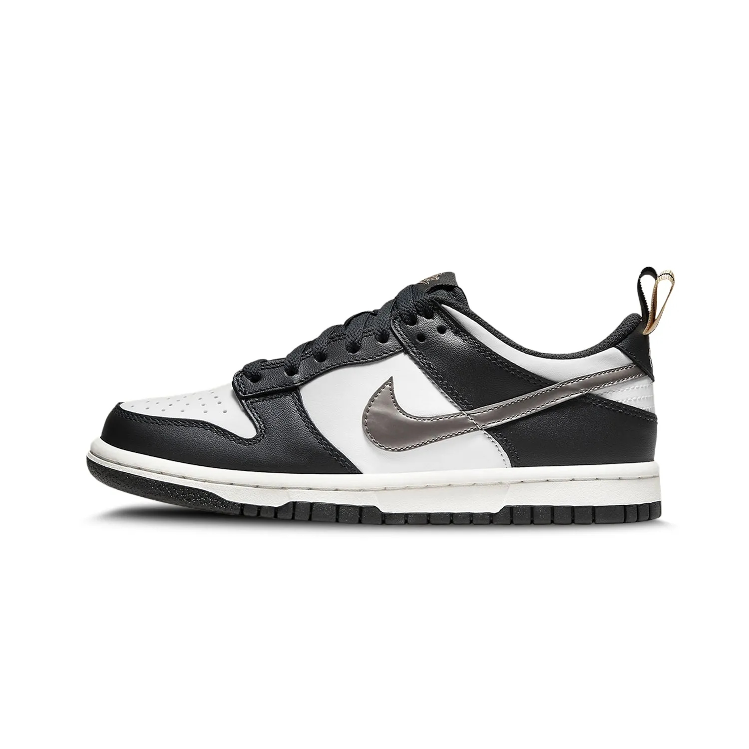 Nike Dunk Low Black White Metallic (GS)