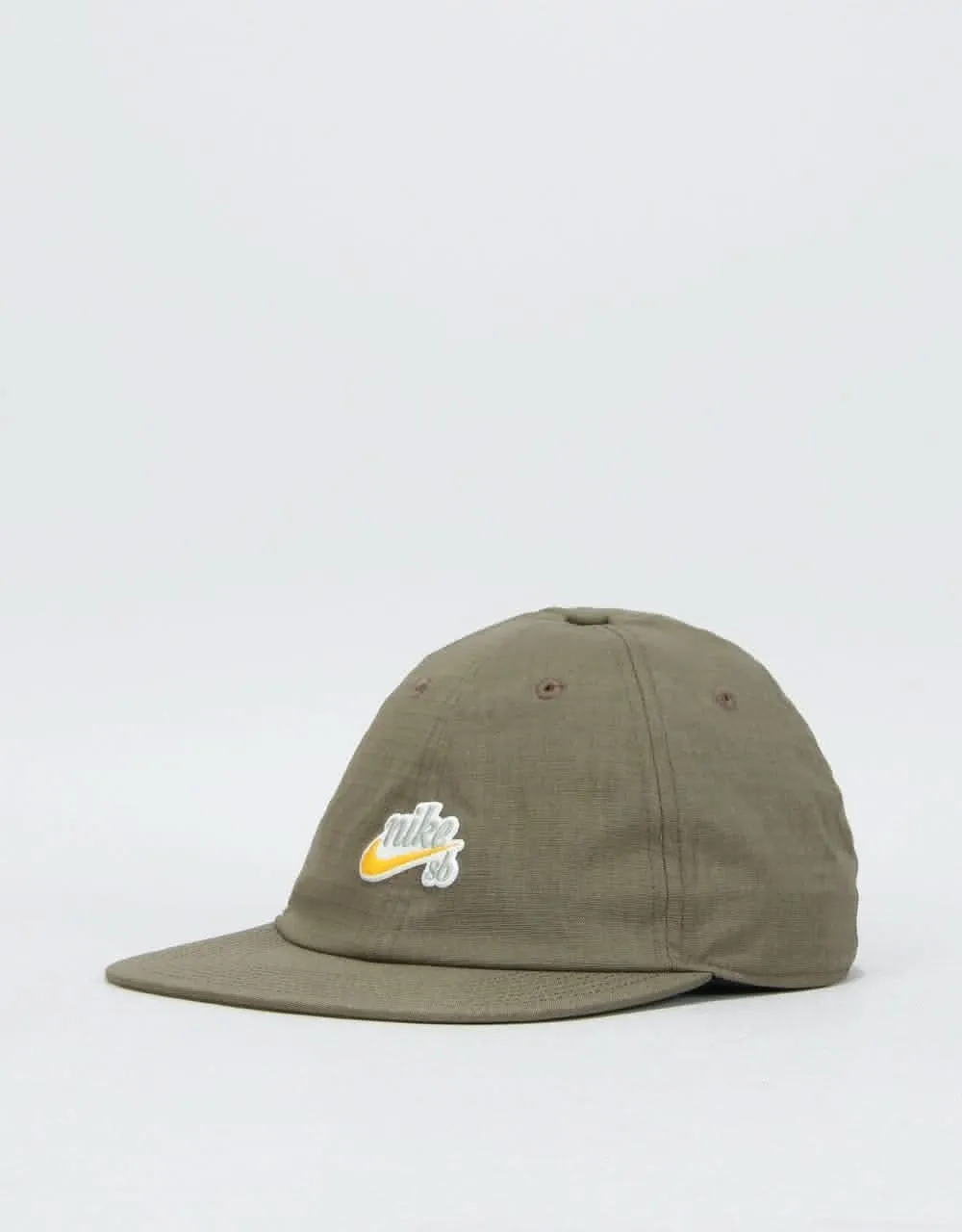 Nike SB H86 Flatbill Strapback Cap - Medium Olive/Dark Sulfur