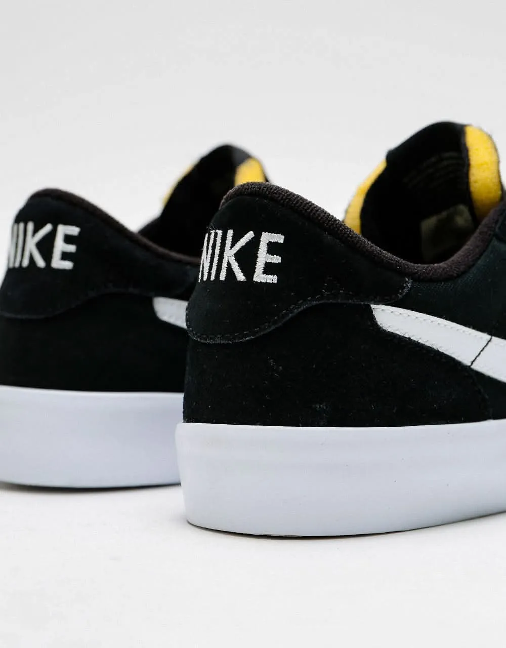 Nike SB Heritage Vulc Skate Shoes - Black/White-Black-White