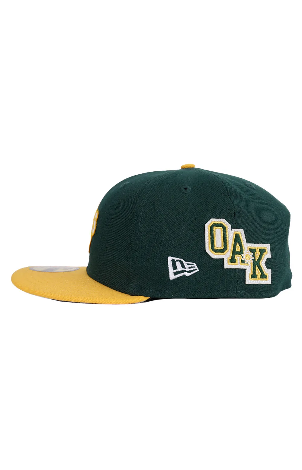 Oakland Athletics New Era Letterman 59FIFTY Fitted Cap