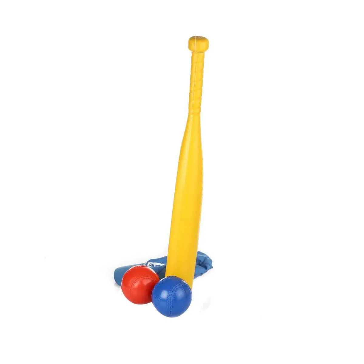 Ok Play Striker Baseball Bat with Ball for Kids, Yellow & Red, Ages 5 to 10 years