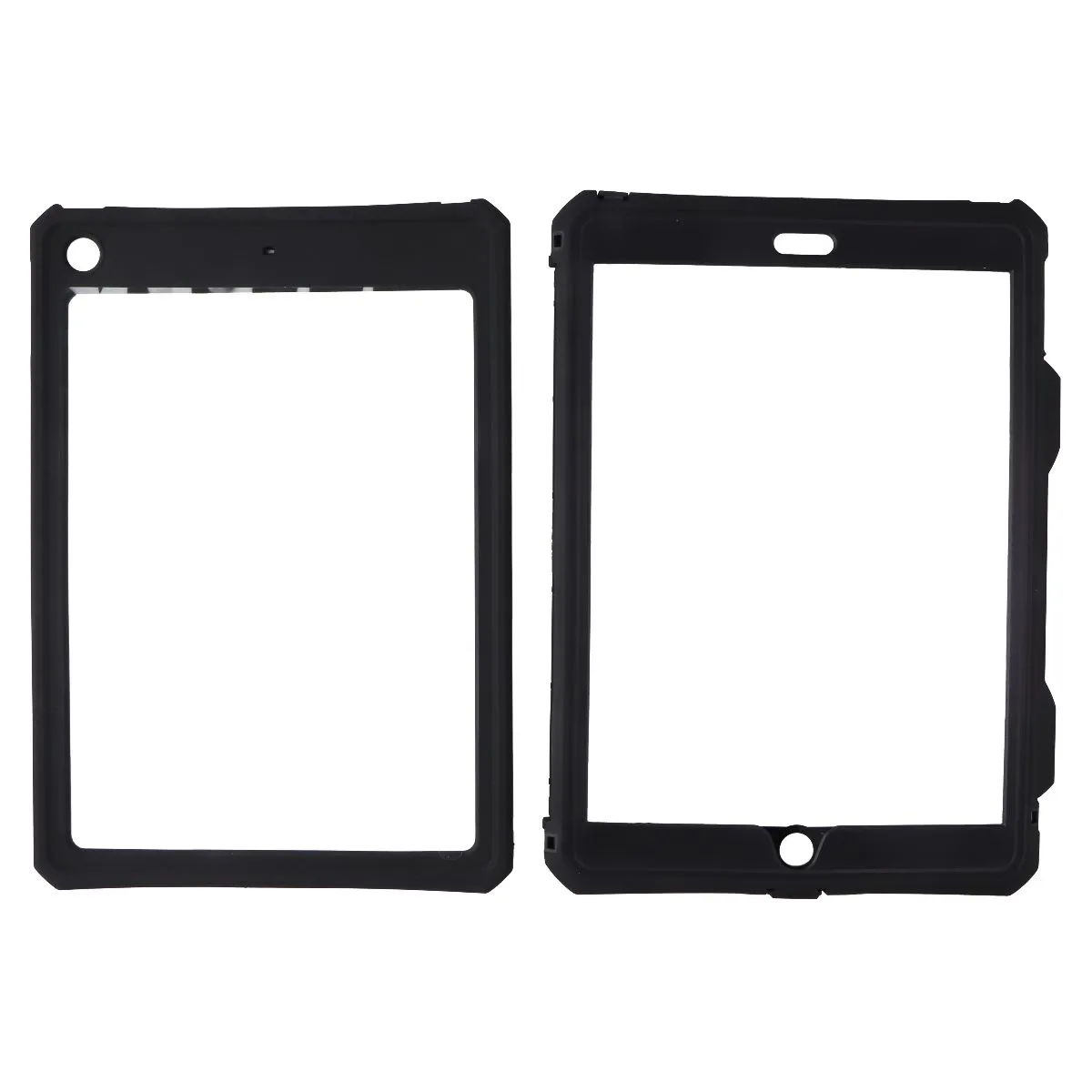 Onn Tablet Waterproof case 10.2" Screen for iPad (7th/8th/9th Gen) - Black/Clear