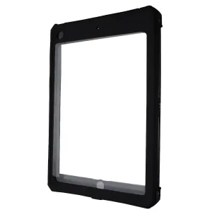 Onn Tablet Waterproof case 10.2" Screen for iPad (7th/8th/9th Gen) - Black/Clear