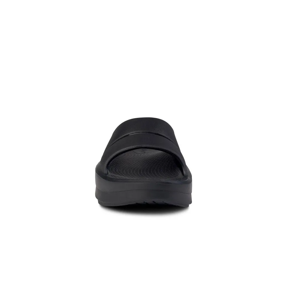 OOFOS Women's OOmega OOahh Slide - Black