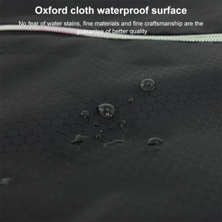 Outdoor Football Grid Texture Waterproof Oxford Backpack, Size: 45x35cm