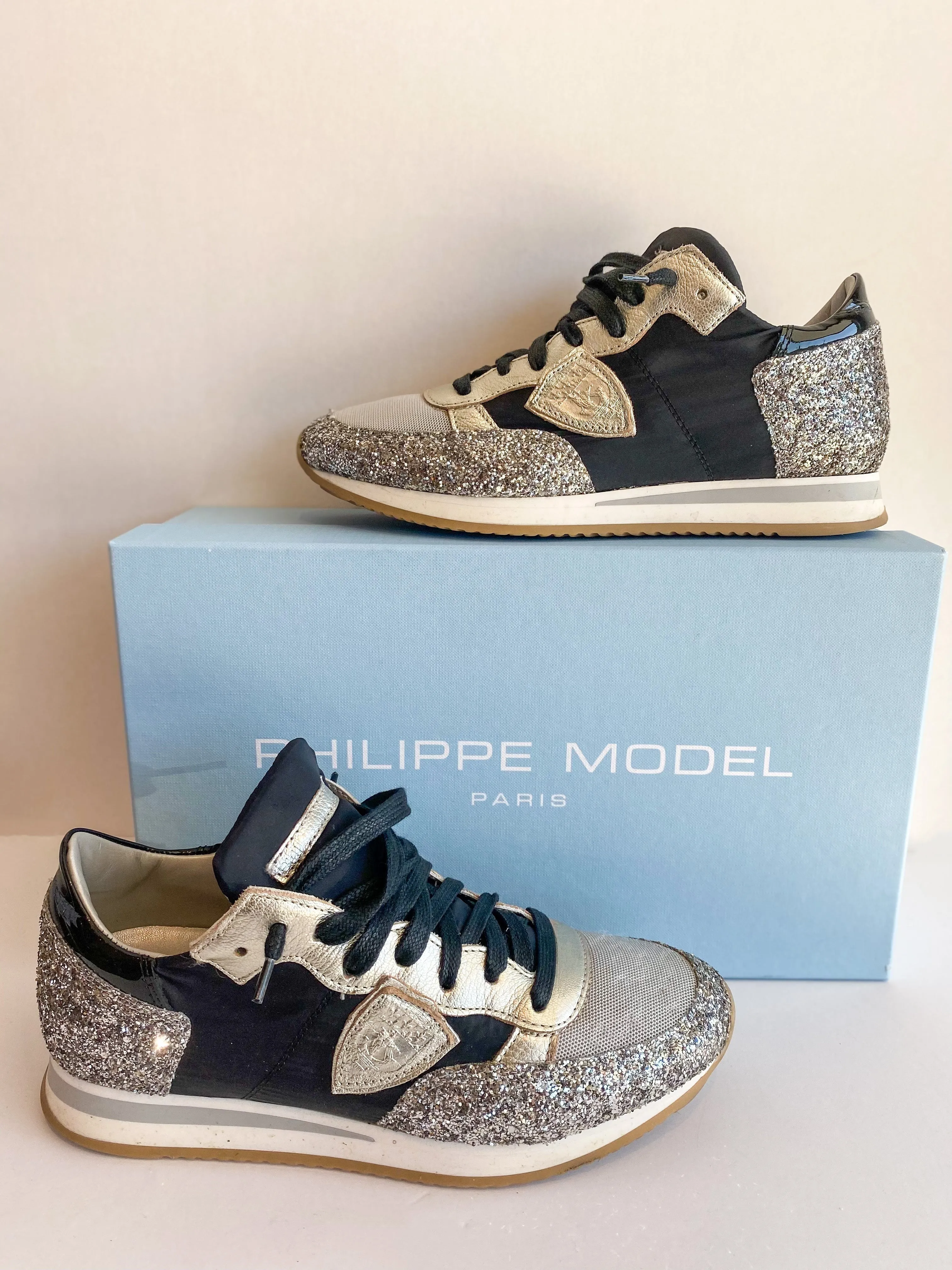 Philippe Model TRPX Platinum Sneaker