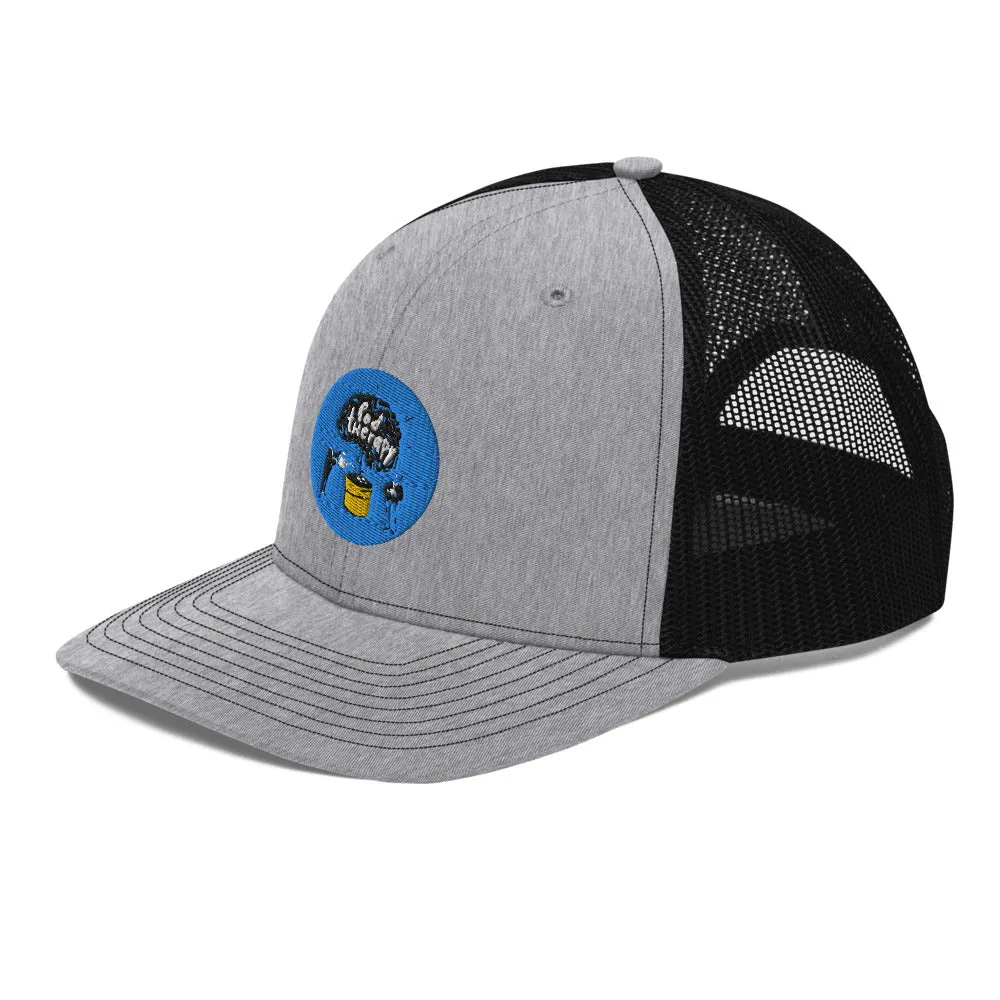 Pod Therapy Logo Trucker Cap - Blue