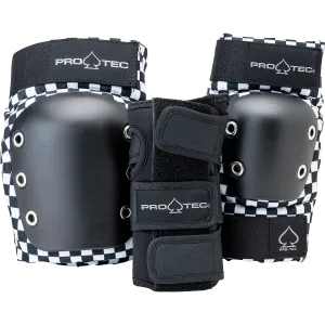 Pro-Tec Street Gear JR 3-Pack Pad Set - Checkerboard