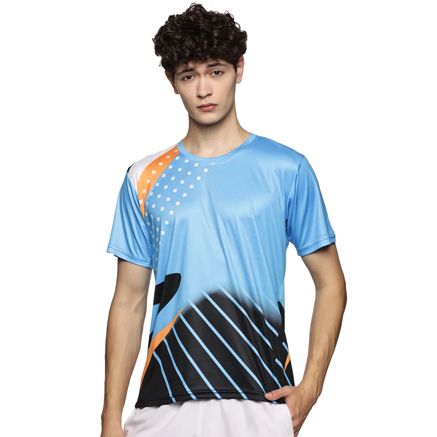 Prokick Round Neck Half Sleeves Sports Wear Tshirt