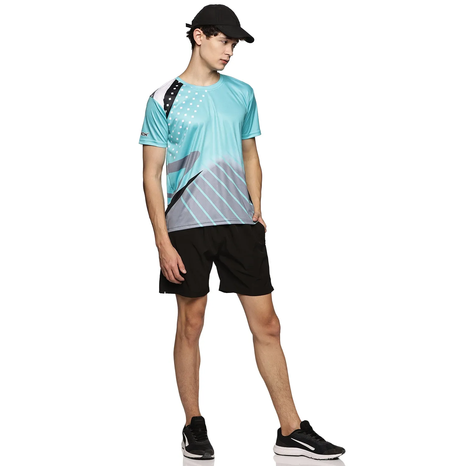 Prokick Round Neck Half Sleeves Sports Wear Tshirt