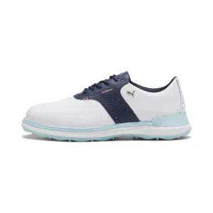 Puma AVANT Spikeless Golf Shoes - White/Navy