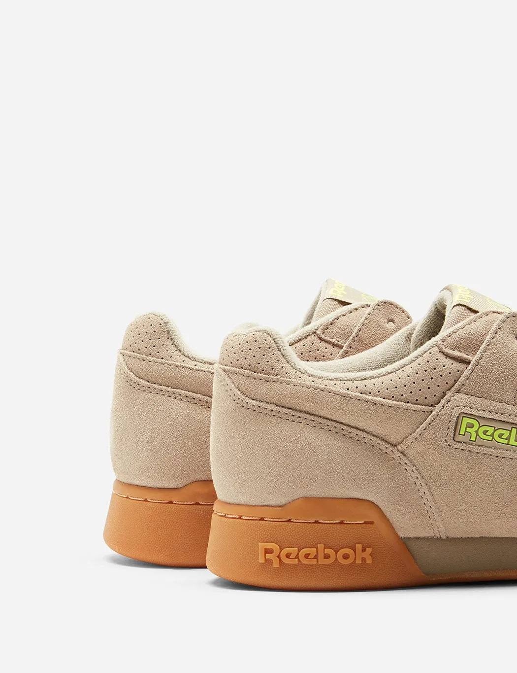 Reebok Workout Plus MU (DV4286) - Sand Beige/Neon Lime/Gum