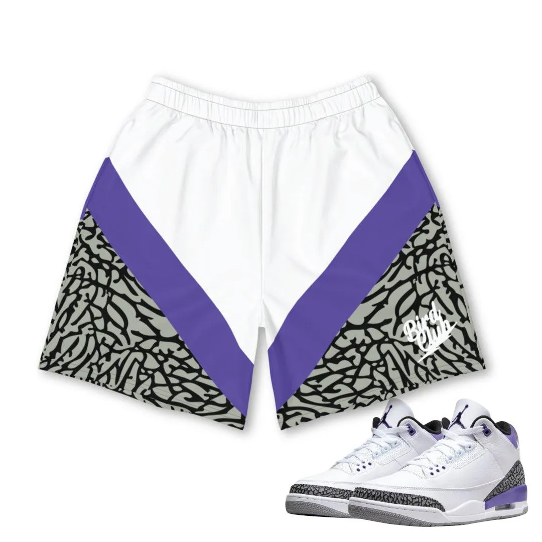 Retro 3 Dark Iris Shorts