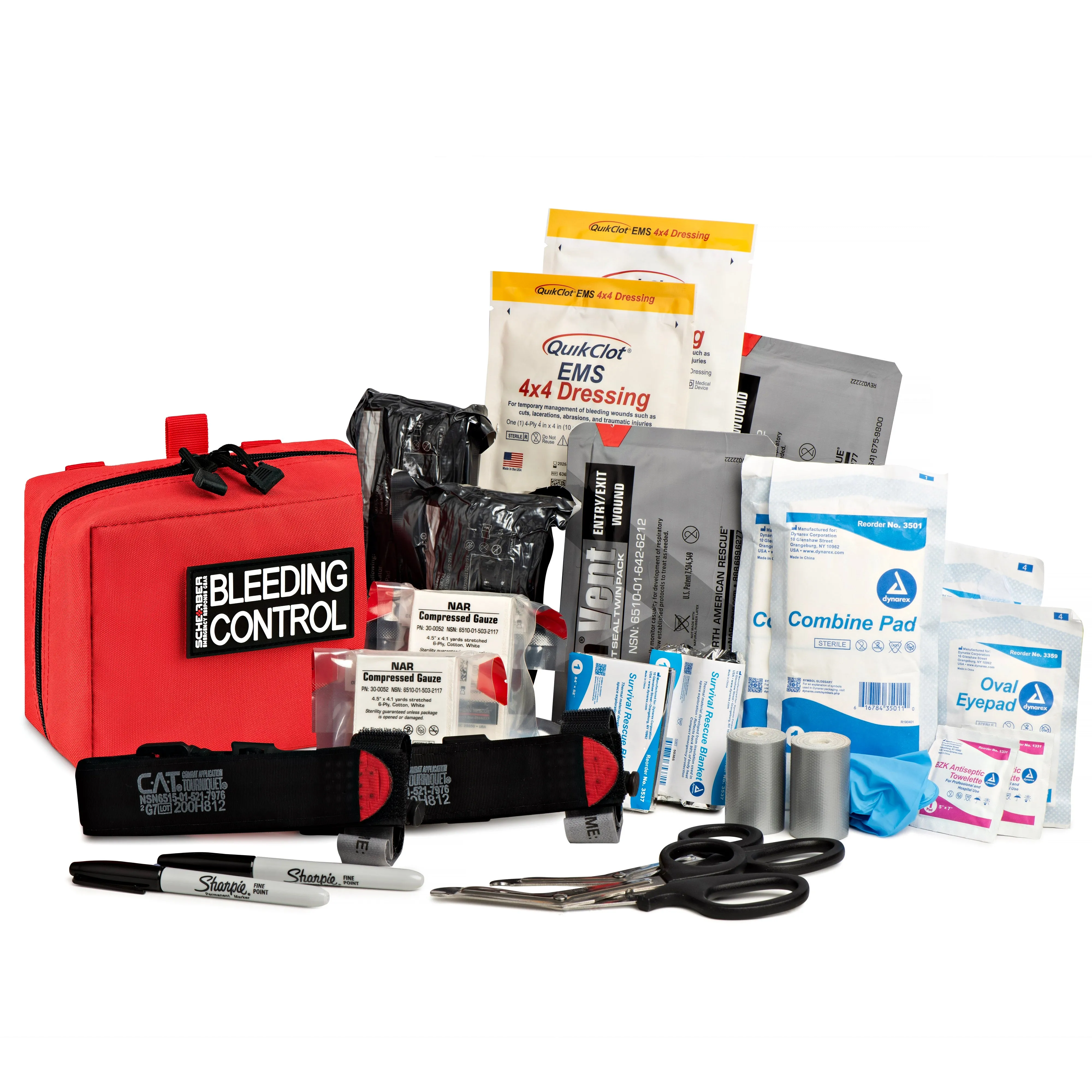 Scherber Public Access Bleeding Control Kit | Trauma Equipment, First Aid Supplies | Advanced