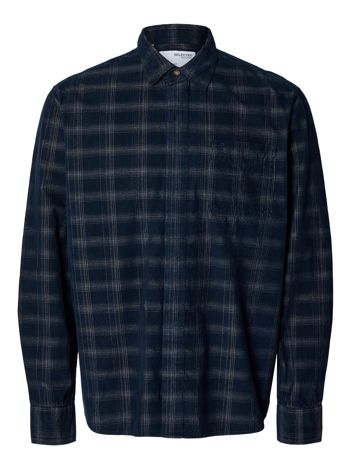 Selected Homme - Checked Cord Shirt