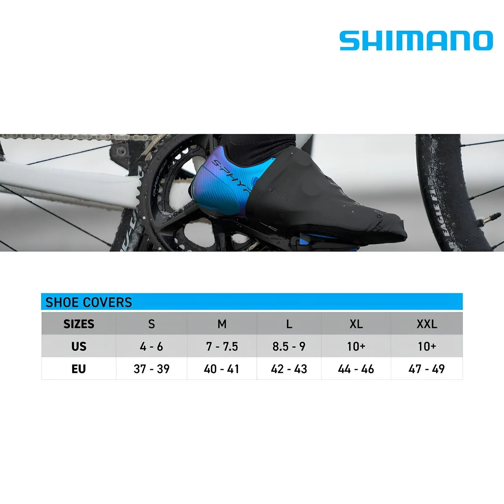 SHIMANO Dual Fit CR Shoe Black Cover for RC/XC/RX Shoes