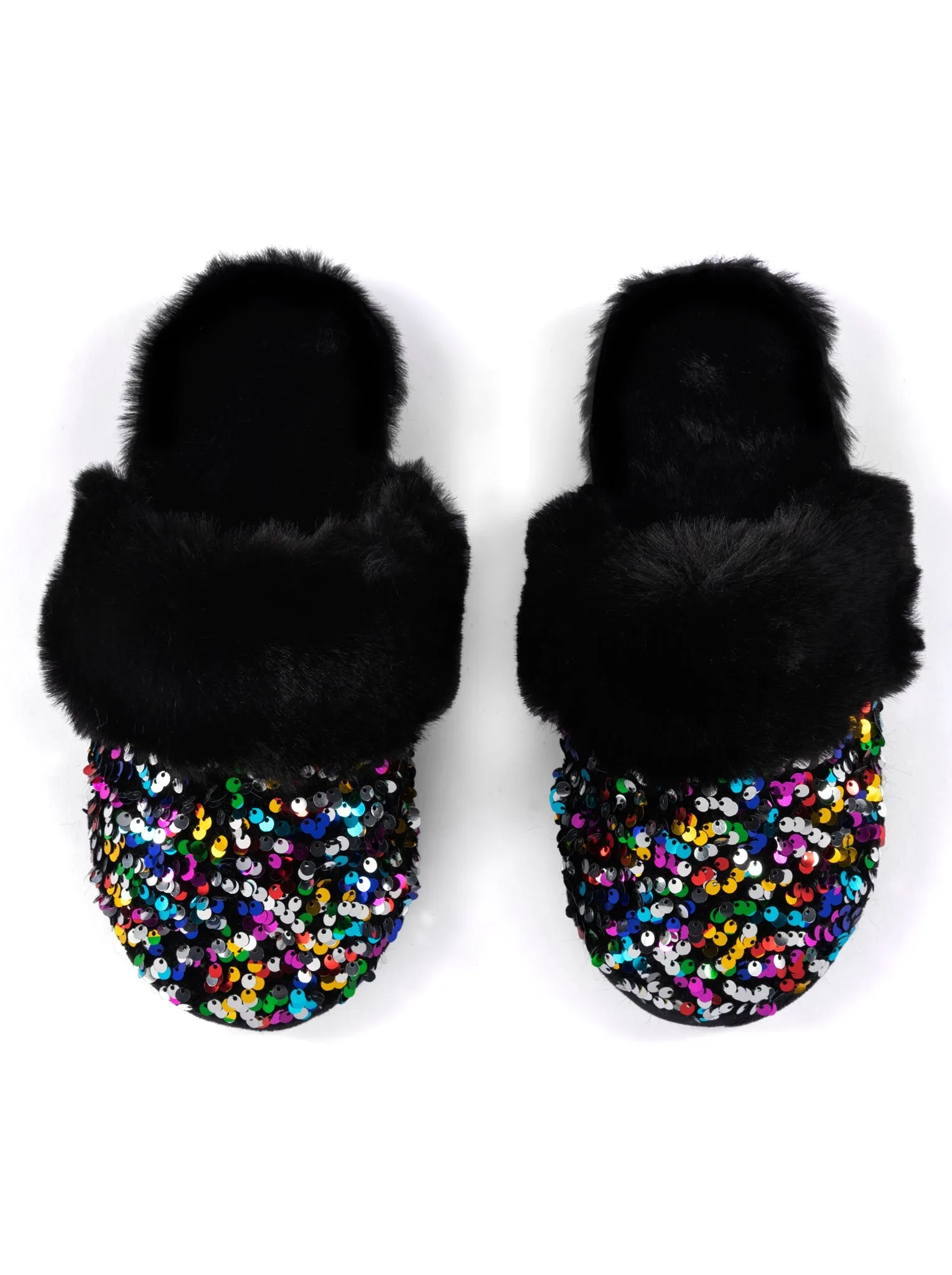 Shiraleah Fiesta Slippers, Black