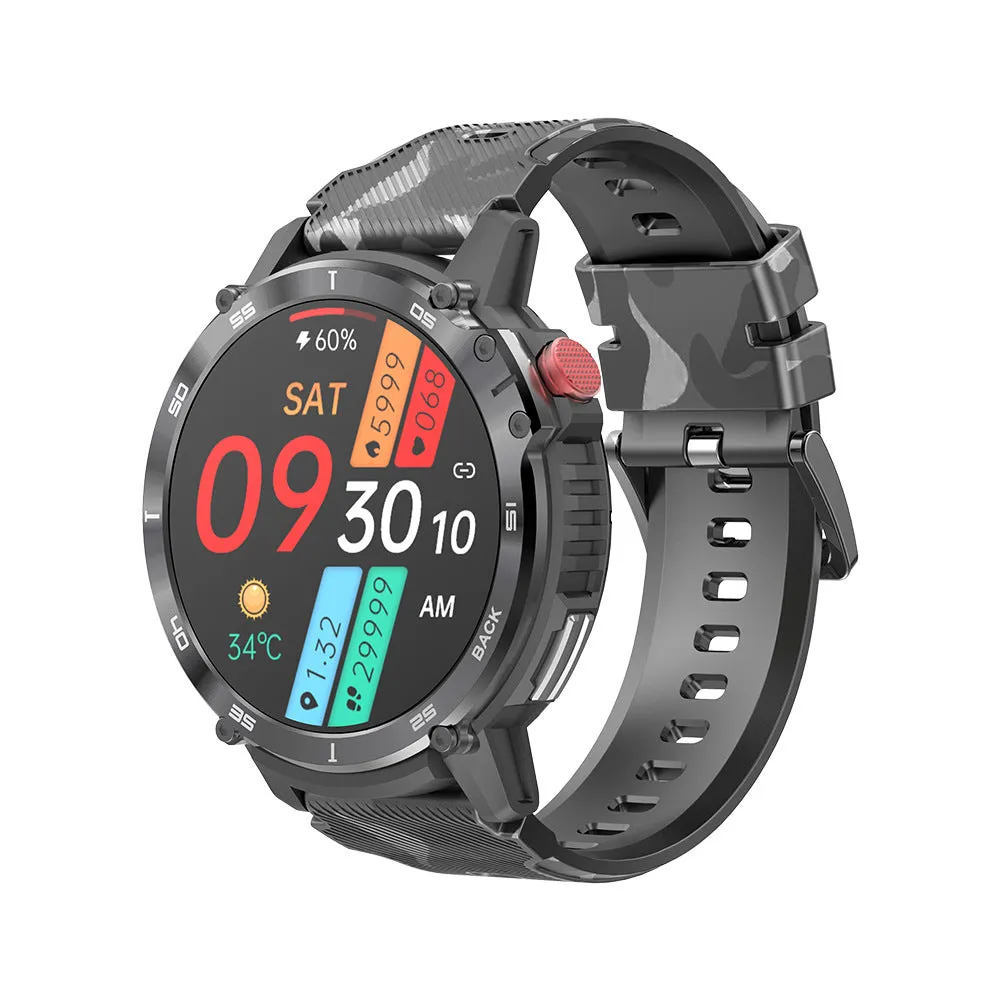 Smart Watch Support Heart Rate Sleep Blood Oxygen Controlled by Music Multi Sport Mode