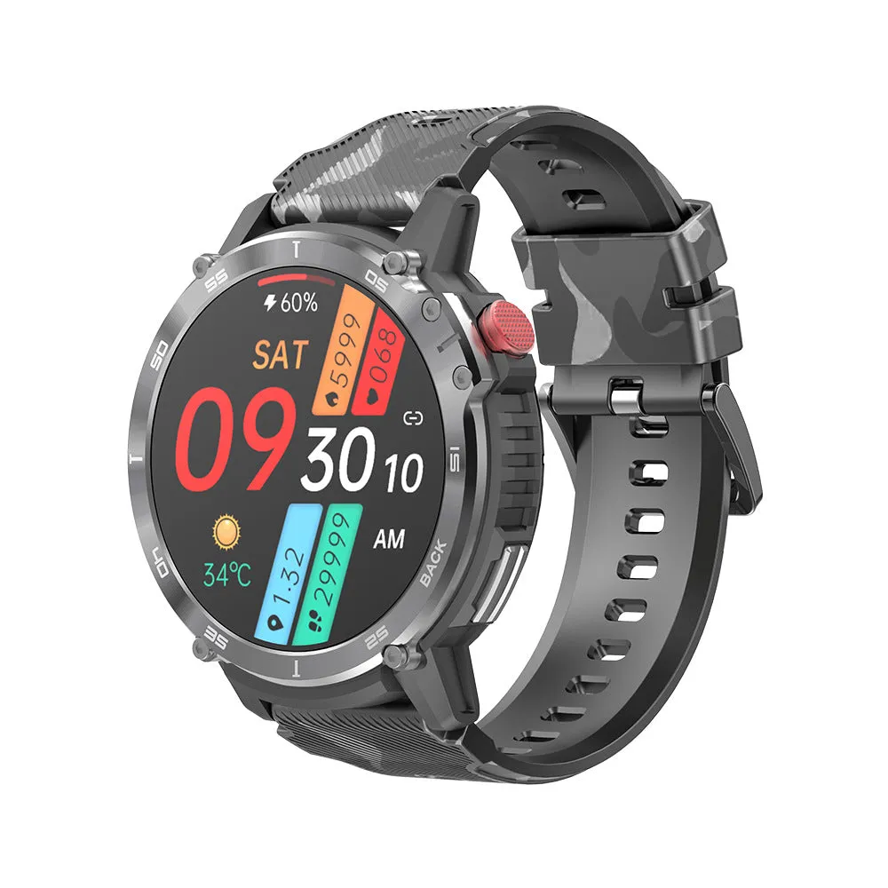 Smart Watch Support Heart Rate Sleep Blood Oxygen Controlled by Music Multi Sport Mode