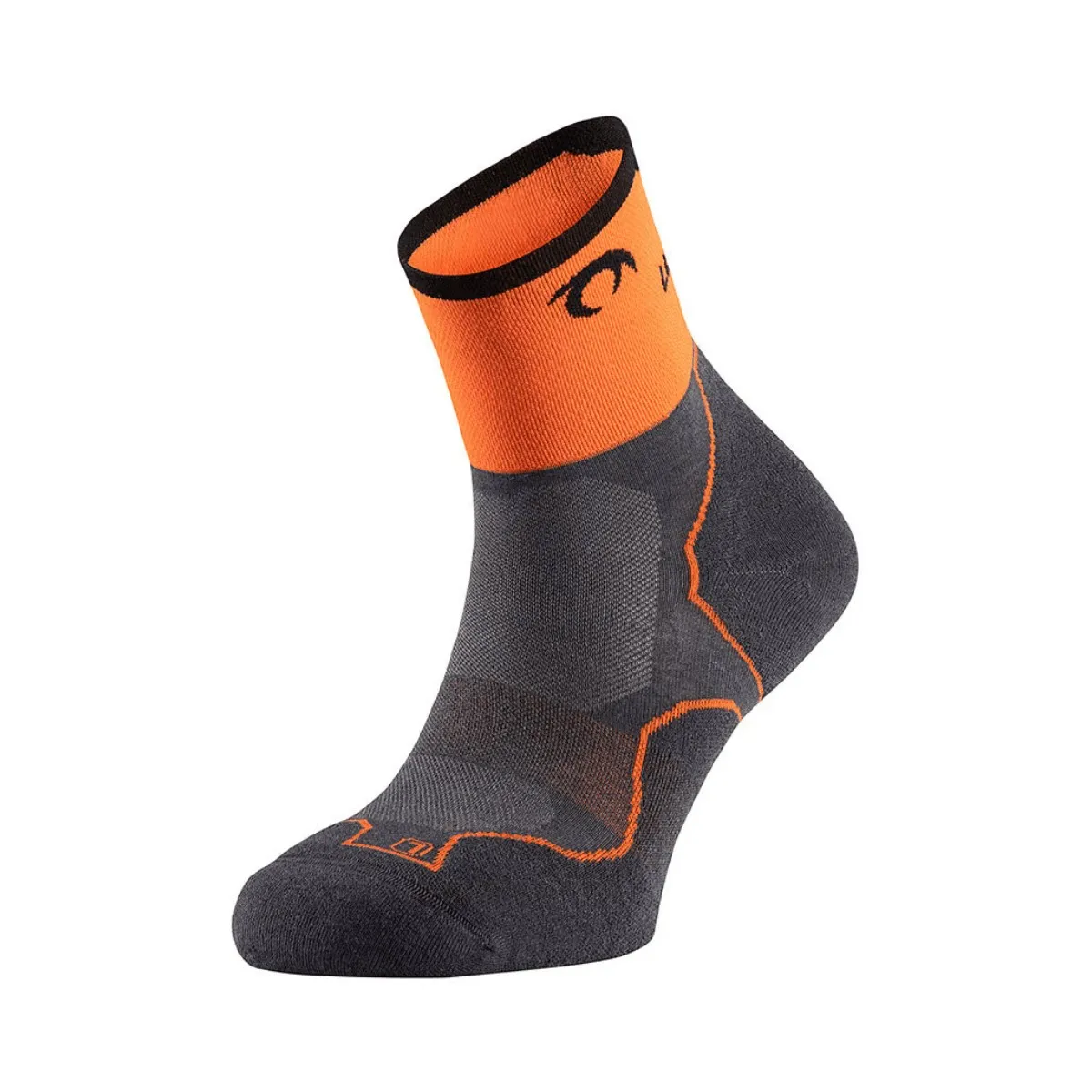 Socks Lurbel Desafio Four Grey Orange