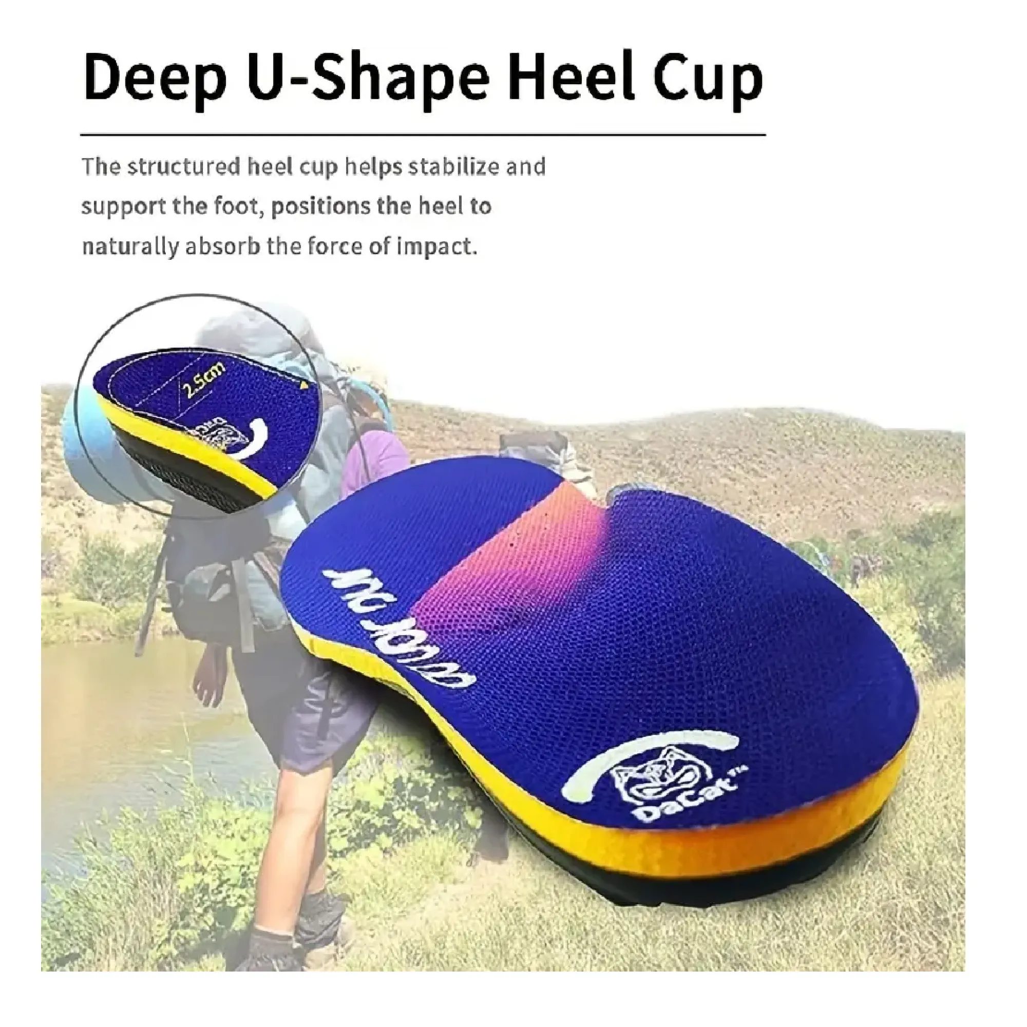 Sports Insoles, Shock Absorption Firm Insoles, Arch Supports Shoe Pads, For Various Strenuous Exercise Such As Running, Basketball And Hiking