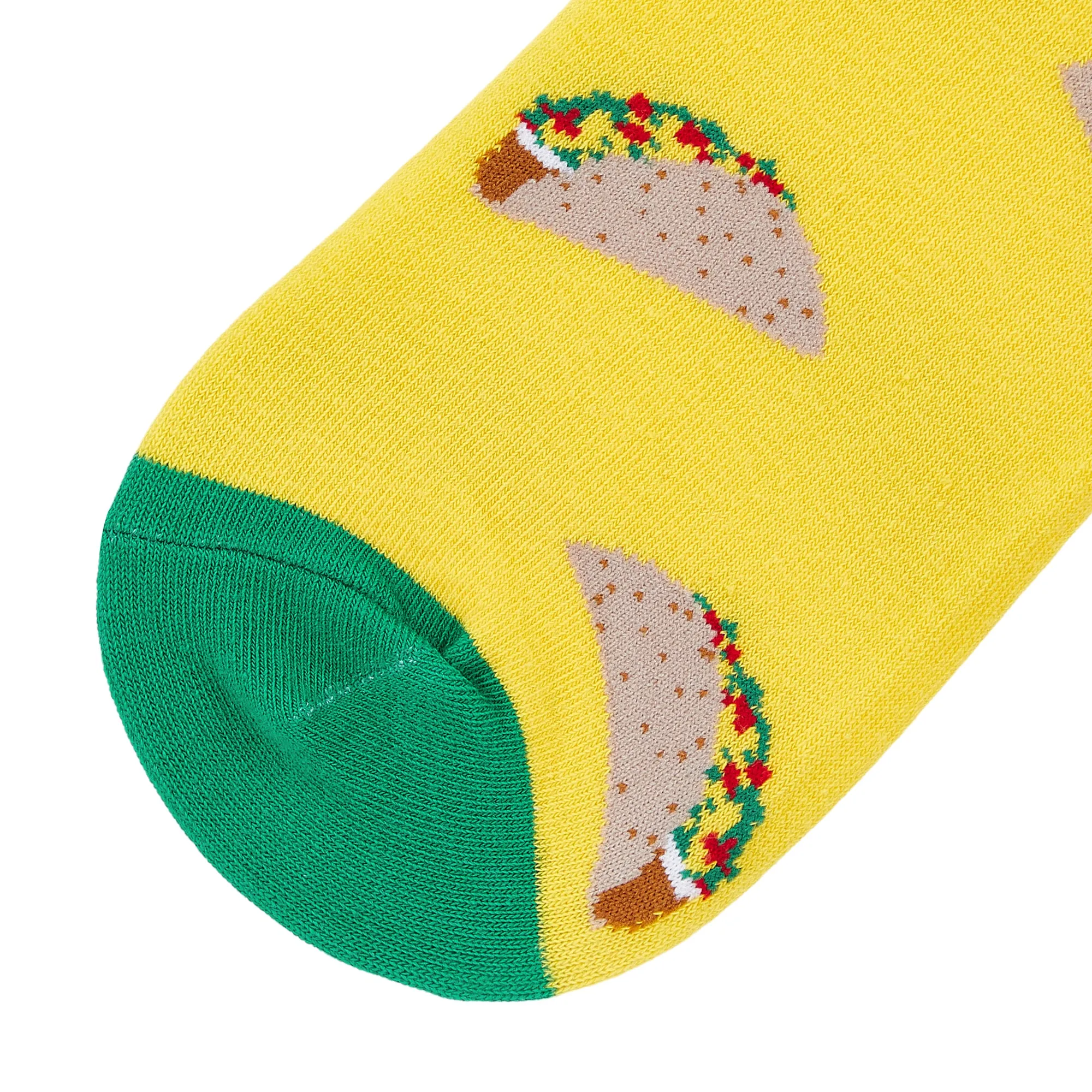 Taco Printed Crew Length Socks