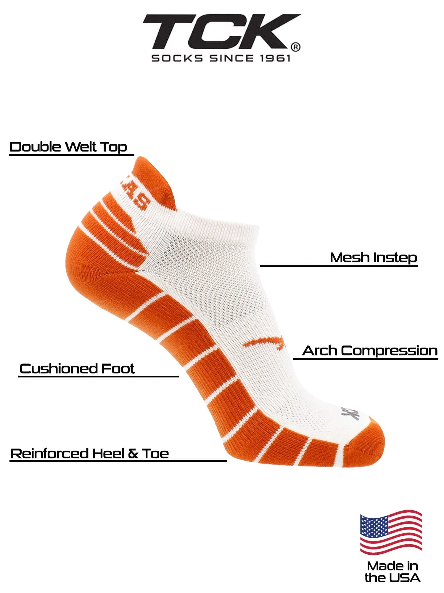 Texas Longhorns Golf Socks