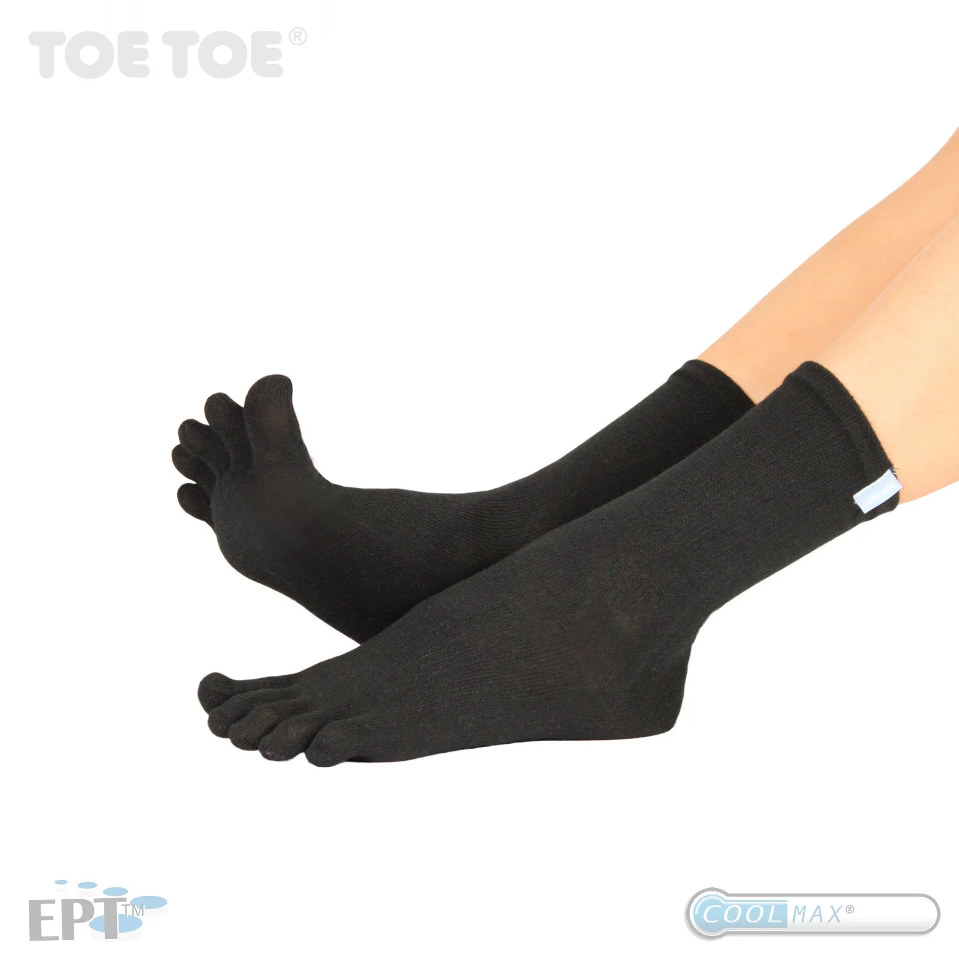 ToeSocks CoolMax® - Over Ankle Toe Socks