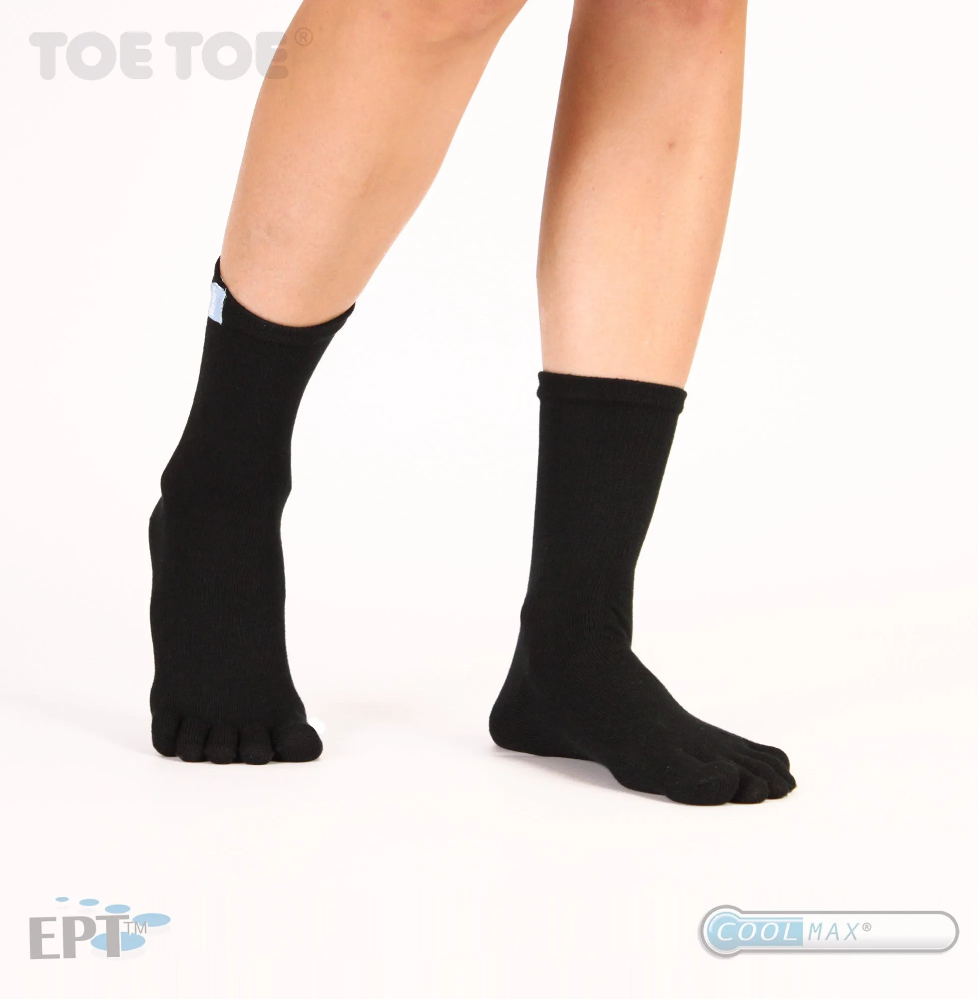 ToeSocks CoolMax® - Over Ankle Toe Socks