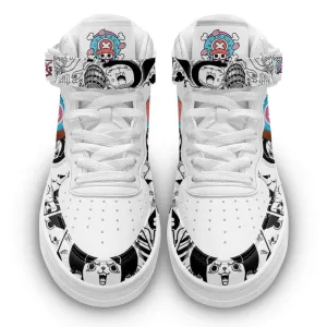 Tony Tony Chopper Sneakers Air Mid OP Custom Anime Shoes Mix Manga