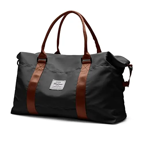 Travel Duffel Bag, Sports Tote Gym Bag, Shoulder Weekender Overnight Bag for Women