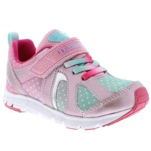 Tsukihoshi Rainbow Rose Mint Girls' Running Shoes – Machine Washable