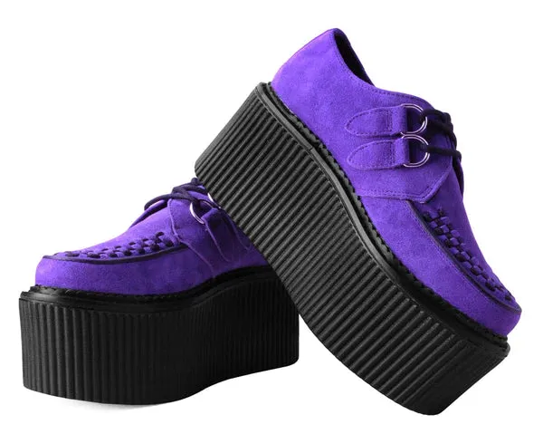 T.U.K Purple Suede Classic Stratocreeper